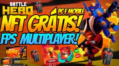 BATTLE HERO - NFT GRATUITO QUE TEM TUDO PRA DAR CERTO! JOGO DE TIRO MULTIPLAYER COM DIVERSOS MODOS!