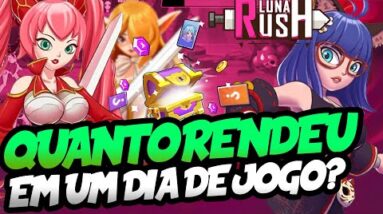 LUNA RUSH - QUANTO RENDEU NO PRIMEIRO DIA? NOVAS INFORMAÇÕES SOBRE O SAQUE!