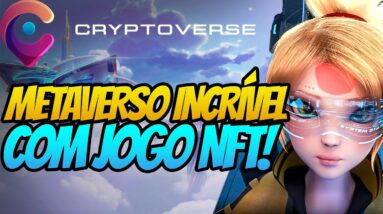 METAVERSO NFT COM JOGO NFT E COM UTILIZAÇÃO DO TOKEN EM MAIS DE UMA PLATAFORMA! CONHEÇA CRYPTOVERSE!