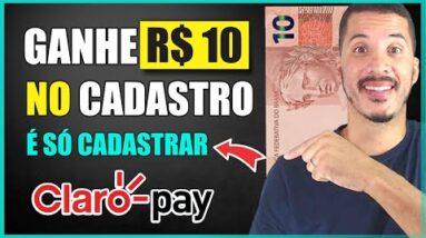 VOLTOU! Ganhe R$10 Reais NA HORA no PIX Com a Claro Pay | Como Ganhar Dinheiro na Internet