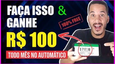 Ganhe $100 Reais no Paypal SEM FAZER NADA Automático TODO MÊS 2022 | Ganhar Dinheiro na Internet