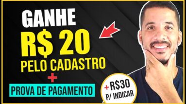 Ganhe R$ 20 reais no Cadastro + R$ 30 reais Indique e Ganhe | Como Ganhar Dinheiro na Internet