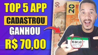 CADASTROU GANHOU R$70 – TOP 5 Melhores APP Pagando Por Cadastro Via PIX em 2022