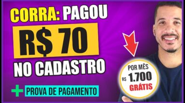 GANHE 70 REAIS NO CADASTRO 2022 + 70 REAIS POR INDICAÇÃO | Como Ganhar Dinheiro na Internet