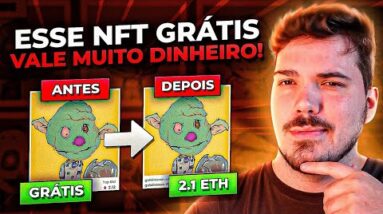 NFT GRÁTIS virou R$ 18.000! (entenda tudo)