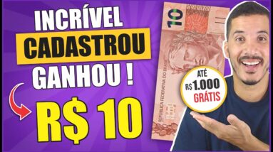 CADASTRE E GANHE R$ 10 REAIS GRÁTIS! Aplicativo Pagando no Cadastro 2022 | APP paga por Cadastro