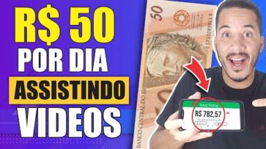 Ganhe Dinheiro ASSISTINDO VÍDEOS (R$ 50 reais HOJE AINDA) Como Ganhar Dinheiro na Internet