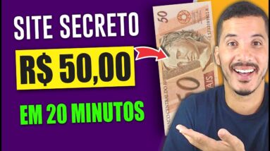 Site SECRETO paga R$ 50 reais a cada 20 minutos | Como Ganhar Dinheiro na Internet