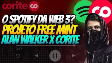 CORITE - O SPOTIFY DA WEB3? NOVO PROJETO NFT "FREE MINT" PARA GANHAR ROYALTIES DE MUSICAS!