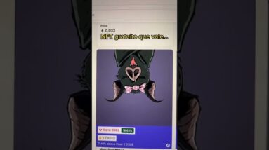 NFT GRATUITO de morcego vale mais de R$300,00 - MoonBats NFT