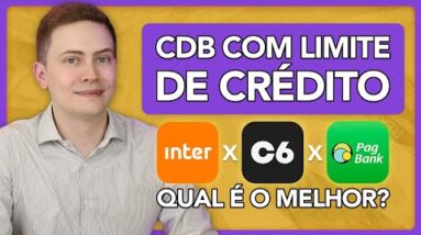CDB QUE AUMENTA LIMITE DO CARTÃO DE CRÉDITO! Inter X C6Bank X PagBank: qual é o melhor?