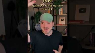 Quando você LUCRA com NFTs, você se sente assim também?