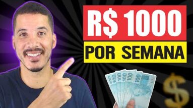 Como Ganhar MIL REAIS por SEMANA com Celular ou Computador | Renda Extra na Internet