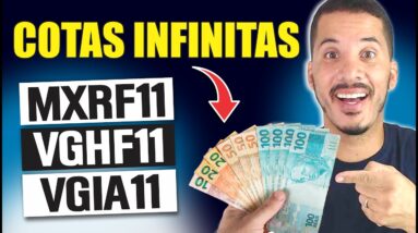 COMO GERAR COTAS INFINITAS NO MXRF11, VGHF11 E VGIA11 (Investindo na Prática)
