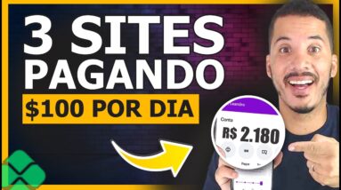 3 SITES PARA GANHAR DINHEIRO NA INTERNET |100 REAIS POR DIA (Dinheiro Online HOJE)
