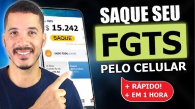 Como SACAR o FGTS pelo Celular 2023 (QUALQUER BANCO) PASSO A PASSO, Antecipação do FGTS