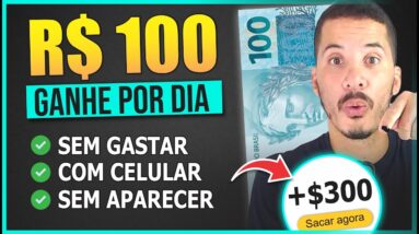 GANHE 100 REAIS POR DIA! AINDA HOJE | Como Ganhar Dinheiro na Internet (Dinheiro online)
