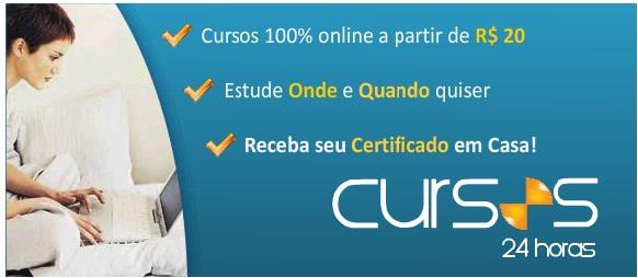 Cursos Online 24 Horas - Cursos 100 Online com Certificado