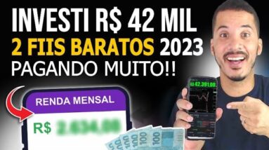 FUNDOS IMOBILIÁRIOS BARATOS em 2023, PAGANDO 29,52% DE DIVIDENDOS