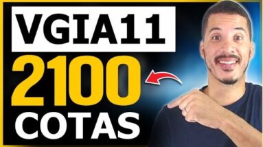 CHEGUEI A 2100 COTAS DO VGIA11 MUITO RÁPIDO! Quanto Recebe de Dividendos #vgia11 #fiis #dividendos