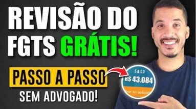 REVISÃO DO FGTS + SAQUE FGTS PASSO A PASSO NO CELULAR! FAÇA VOCÊ MESMO! SEM ADVOGADO!