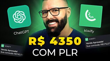 PLR com CHATGPT e Ganhando R$150 por DIA na KIWIFY (Passo a Passo Novo e Completo p/ Iniciantes)