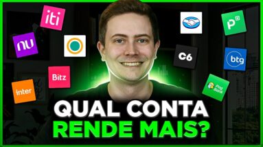 QUAL CONTA RENDE MAIS? Nubank, PicPay, C6, ITI, Sofisa Direto, M. Pago, Bitz, PagBank, Inter ou BTG?