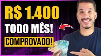 TENHA TODO MÊS R$ 1.400 REAIS DE RENDA DE FORMA SIMPLES! #fundosimobiliarios