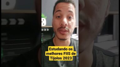 Os melhores Fundos Imobiliários de TIJOLOS para investir em 2023 #shorts #fundosimobiliarios #fiis