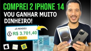 COMPREI 2 IPHONE 14 e JÁ LUCREI R$ 4.701,40. Como Ganhar Dinheiro?