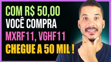 INVISTA 50 REAIS POR MÊS E CHEGUE AOS 50 MIL ! FIIS BARATOS E BONS QUE PAGAM MAIS DIVIDENDOS!