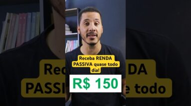 Como Receber RENDA PASSIVA quase TODO DIA? #shorts