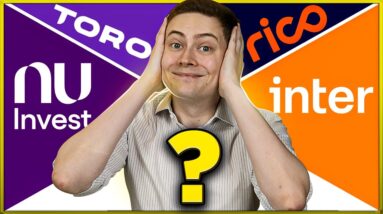 MELHOR CORRETORA DE INVESTIMENTOS TAXA ZERO PARA INICIANTES! Nuinvest, Rico, Toro ou Inter?