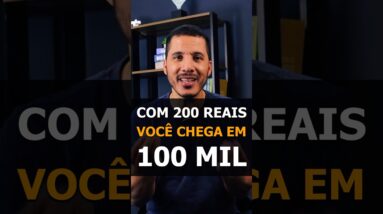 Invista 200 REAIS por Mês e Chegue a 100 MIL REAIS! #shorts