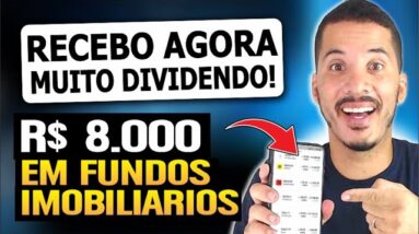 Vendi AÇÕES e Comprei TUDO de Fundos Imobiliários! RECEBO muitos dividendos agora!