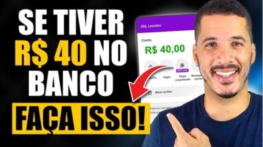 SE VOCÊ TEM R$40 REAIS FAÇA ISSO AGORA! Os Melhores Investimentos para Iniciantes