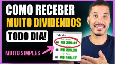 QUANTO EU GANHO DE DIVIDENDOS COM FUNDOS IMOBILIÁRIOS TODO DIA!