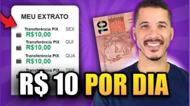 COMO GANHAR R$ 10 REAIS TODO DIA COM INVESTIMENTOS! (Qualquer Pessoa) RENDA EXTRA em Casa