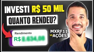 COMO VIVER DE RENDA com FUNDOS IMOBILIÁRIOS e AÇÕES | Quanto rende 50 mil