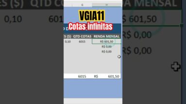 VGIA11: COTAS INFINITAS! Como conseguir #fiis #investimentos