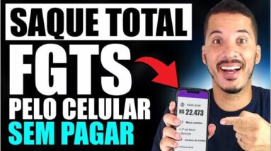 COMO SACAR O FGTS e RECEBER NA CONTA em MINUTOS pelo APLICATIVO! [PASSO A PASSO 2024]