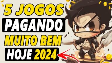 5 JOGOS PAGANDO BEM! VEJA COMO GANHAR DINHEIRO JOGANDO HOJE (ATUALIZADO 2024)