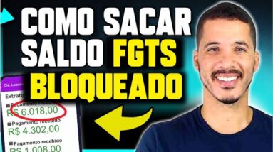 ✅VEJA COMO SACAR FGTS BLOQUEADO PELO CELULAR! (PASSO A PASSO FÁCIL)
