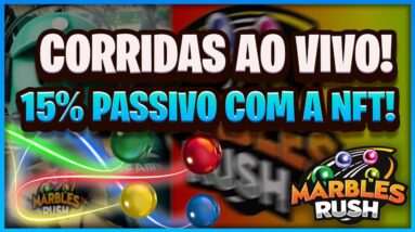 Marble Rush - CORRIDA DE BOLINHAS COM RENDA PASSIVA DE 15% NAS NFTS!