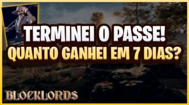 Block Lords - QUANTO DE DINHEIRO EU FIZ EM 7 DIAS NO JOGO? COMPLETEI O PASSE! DICAS GERAIS DO JOGO!