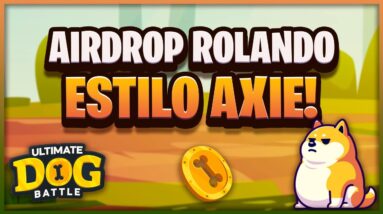 AIRDROP ROLANDO! NOVO JOGO NFT GRATUITO + SORTEIO - ULTIMATE DOG BATTLE