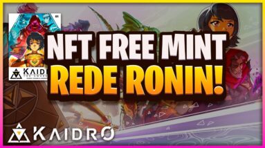FREE MINT NA RONIN! NOVO JOGO NA RONIN COM PARCERIA NO PIXELS - KAIDRO
