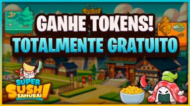 CORRE! TOTALMENTE DE GRAÇA! GANHE TOKENS ATÉ O LANÇAMENTO DO JOGO! SUPER SUSHI SAMURAI