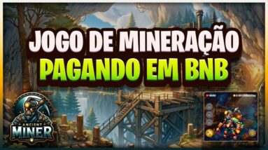 ABRINDO CAIXINHAS! NOVO CLICK TO EARN DE MINERAÇÃO EM BNB! ANCIENT MINER