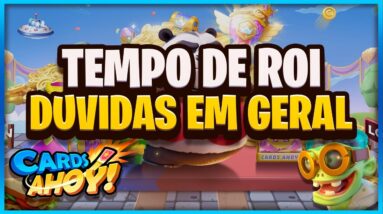 AHOY CARDS - TEMPO DE ROI, COMO SACAR, ABRINDO 12 CAIXAS, DÚVIDAS EM GERAL!